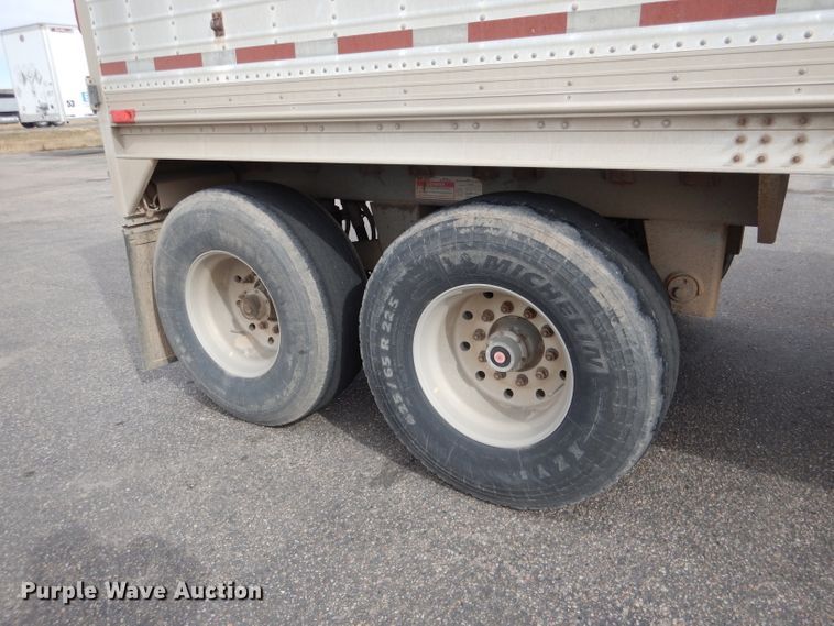 image for item DG5848 1996 Wilson DWCH100 double hopper bottom conversion grain trailer