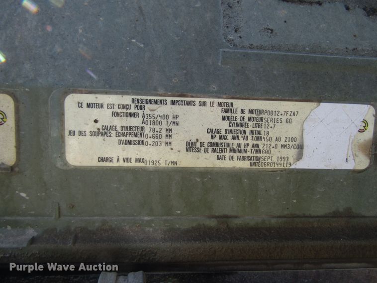 image for item DG6645 1994 Freightliner FLD120 semi truck