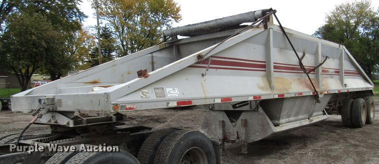 image for item DG6646 1996 Rway 4021 bottom dump trailer