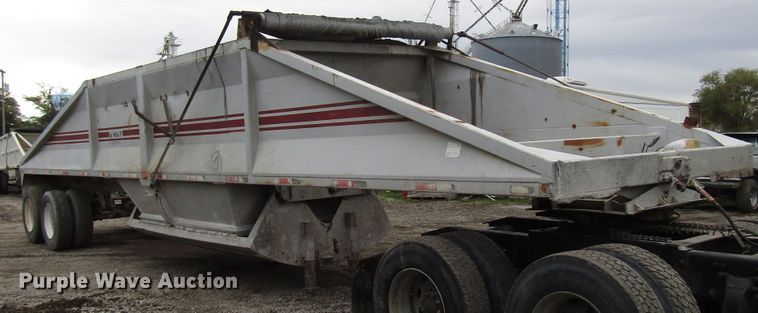 image for item DG6646 1996 Rway 4021 bottom dump trailer