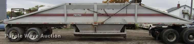 image for item DG6646 1996 Rway 4021 bottom dump trailer