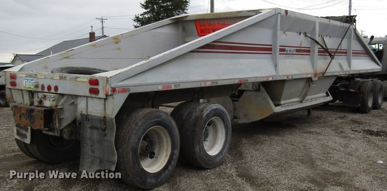 image for item DG6646 1996 Rway 4021 bottom dump trailer
