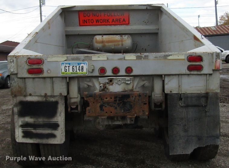 image for item DG6646 1996 Rway 4021 bottom dump trailer