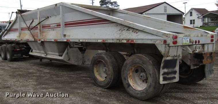 image for item DG6646 1996 Rway 4021 bottom dump trailer