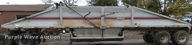 image for item DG6646 1996 Rway 4021 bottom dump trailer
