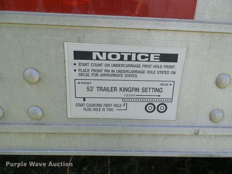 image for item DI0619 2008 Utility US2RA refrigerated van trailer