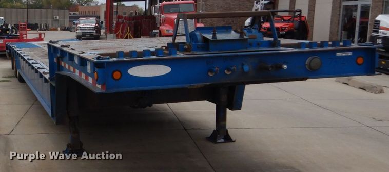 image for item EC9025 2005 Ledwell drop deck equipment trailer