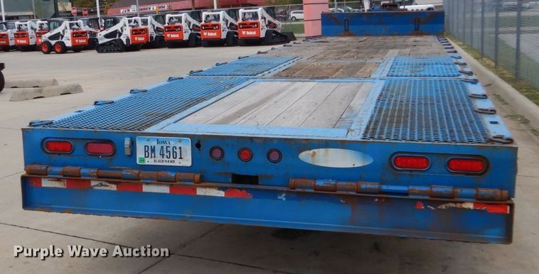 image for item EC9025 2005 Ledwell drop deck equipment trailer