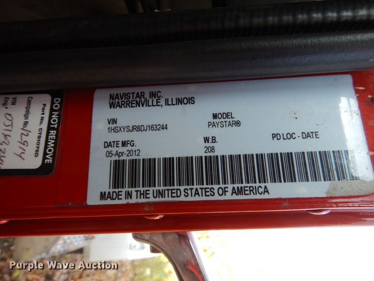 image for item EC9052 2013 International Paystar 5900i semi truck