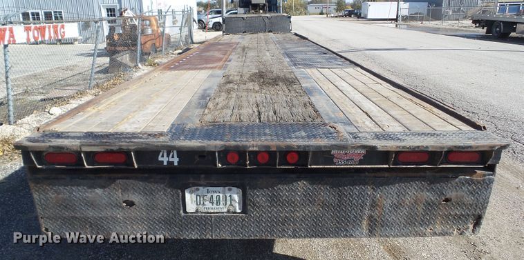 image for item EM9235 1998 Trail Eze DLX30TC53 drop deck equipment trailer