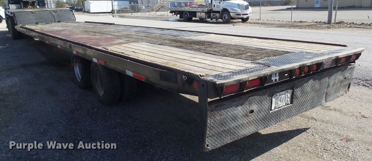 image for item EM9235 1998 Trail Eze DLX30TC53 drop deck equipment trailer