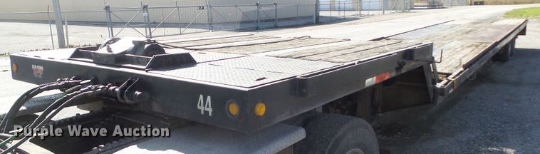 image for item EM9235 1998 Trail Eze DLX30TC53 drop deck equipment trailer