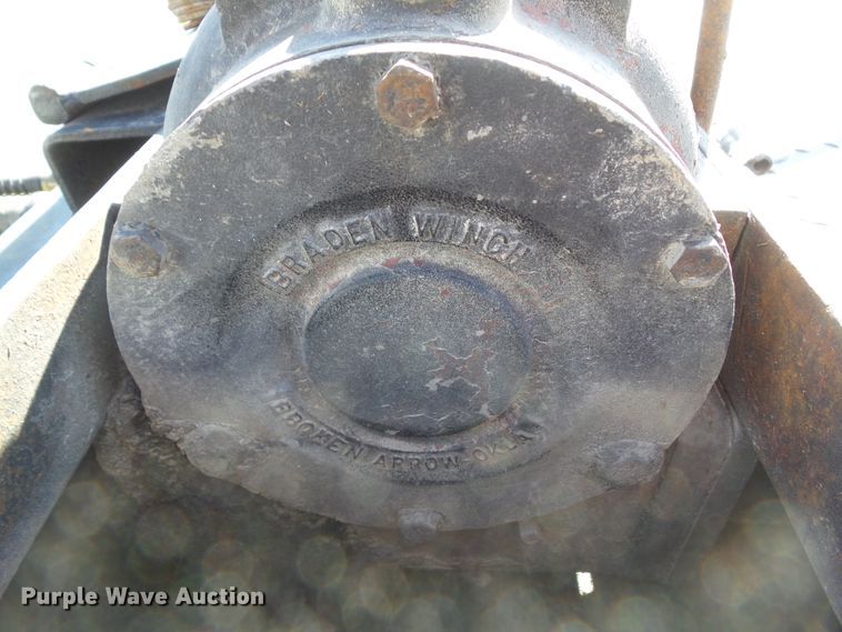 image for item EM9235 1998 Trail Eze DLX30TC53 drop deck equipment trailer