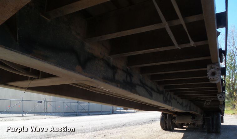 image for item EM9235 1998 Trail Eze DLX30TC53 drop deck equipment trailer