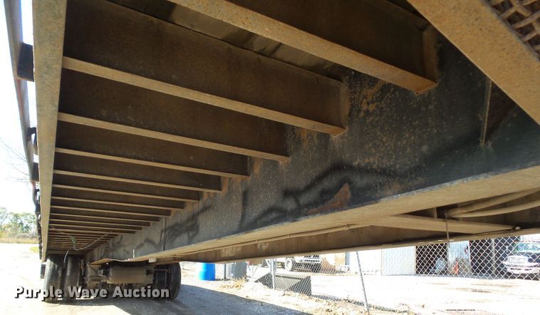 image for item EM9235 1998 Trail Eze DLX30TC53 drop deck equipment trailer