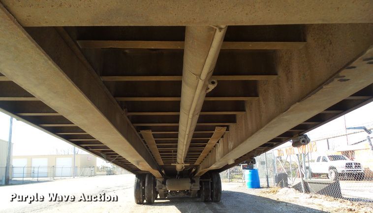 image for item EM9235 1998 Trail Eze DLX30TC53 drop deck equipment trailer