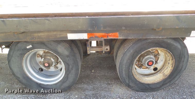 image for item EM9235 1998 Trail Eze DLX30TC53 drop deck equipment trailer