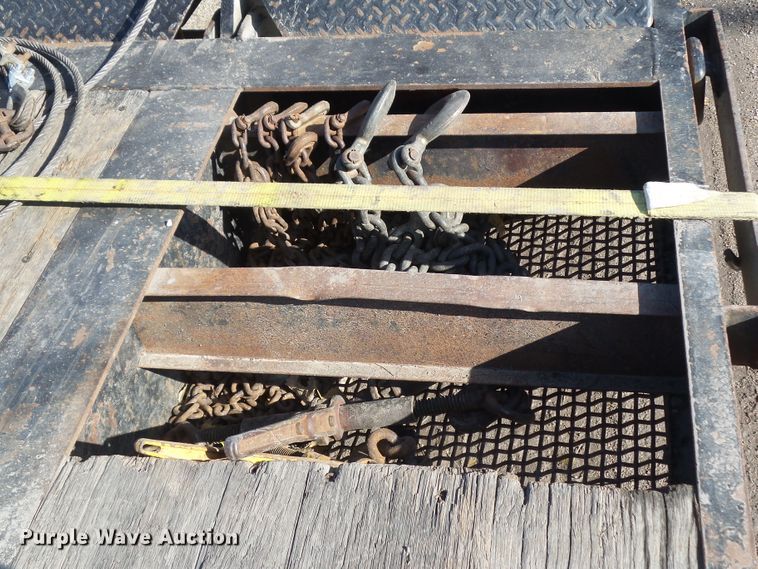 image for item EM9235 1998 Trail Eze DLX30TC53 drop deck equipment trailer