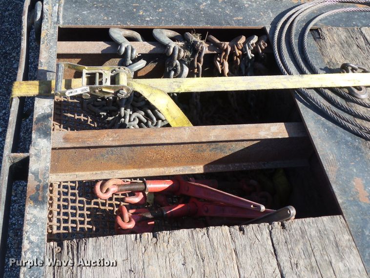 image for item EM9235 1998 Trail Eze DLX30TC53 drop deck equipment trailer