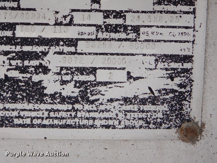 image for item FC9982 2006 Kruz Ravens end dump trailer