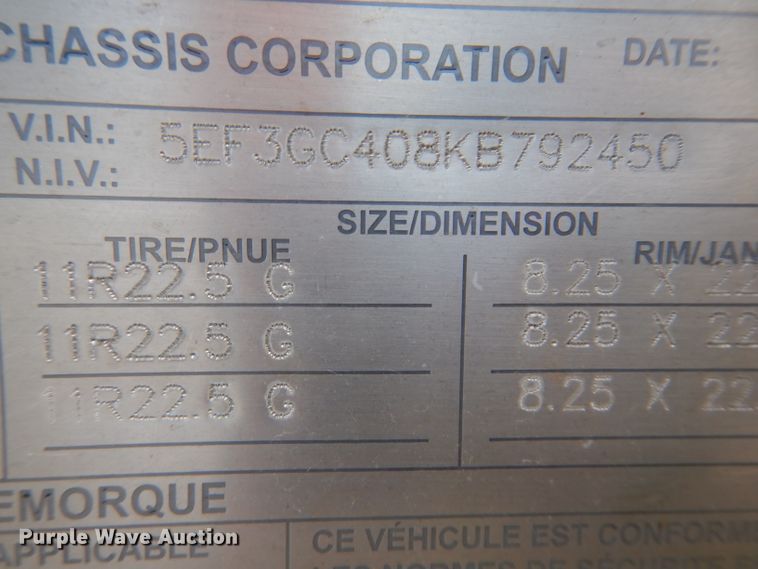 image for item GJ9870 2019 Cheetah container trailer