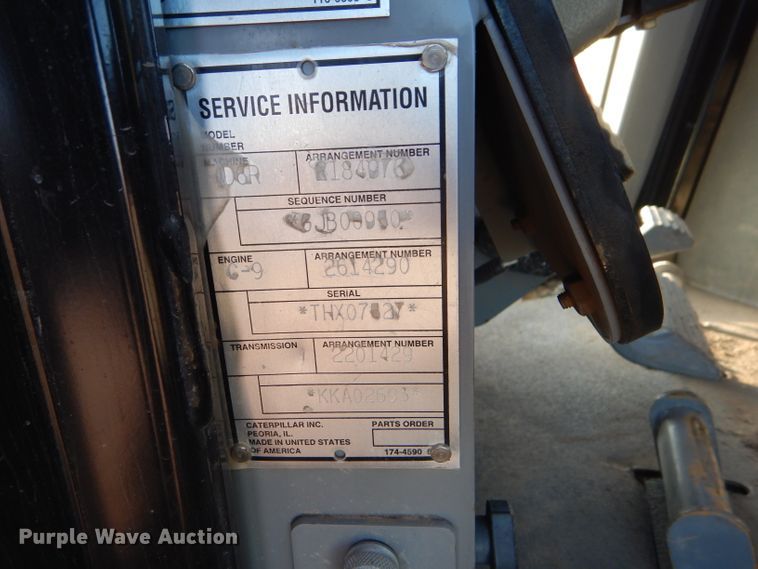 image for item DD4521 2007 Caterpillar D6R XL Series III dozer