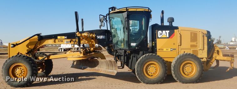 image for item DD4522 2012 Caterpillar 140M2 VHP Plus motor grader