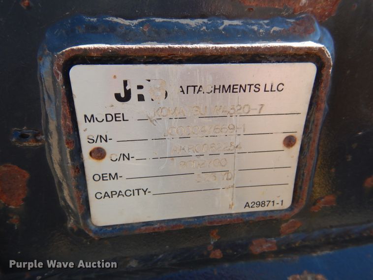 image for item DD4525 2015 Komatsu WA320-7 wheel loader