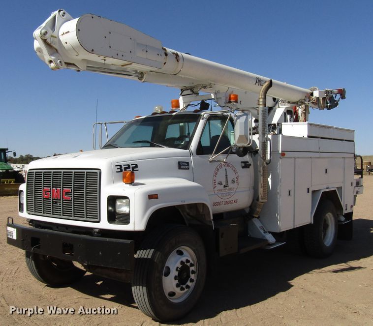 image for item DG0268 1997 GMC C8500 bucket truck