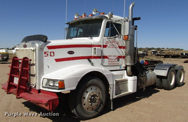 image for item DG0274 1991 Peterbilt 377 semi truck