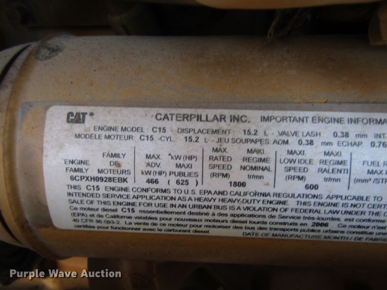 image for item DG0275 2007 Kenworth T800B winch truck