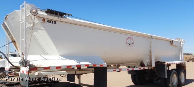 image for item DG0287 1999 Western Construction STR32 end dump trailer