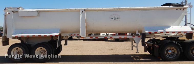 image for item DG0287 1999 Western Construction STR32 end dump trailer