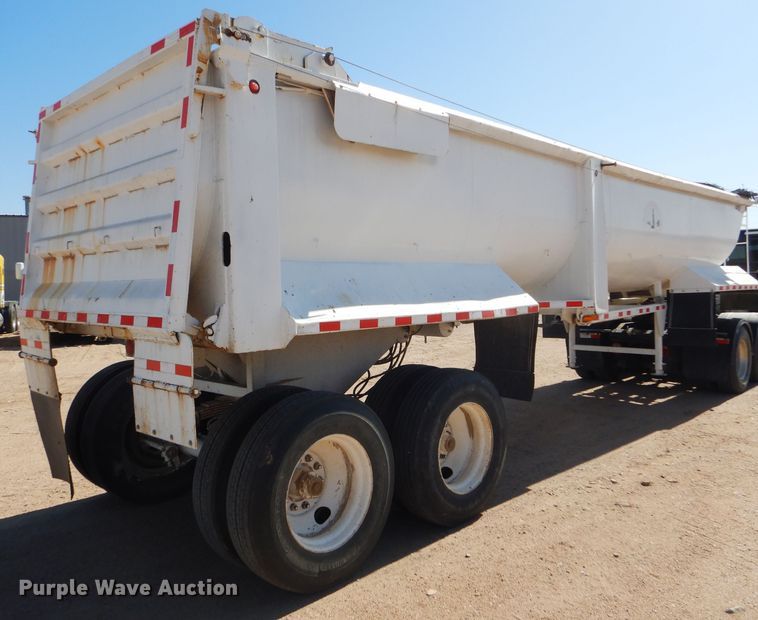 image for item DG0287 1999 Western Construction STR32 end dump trailer