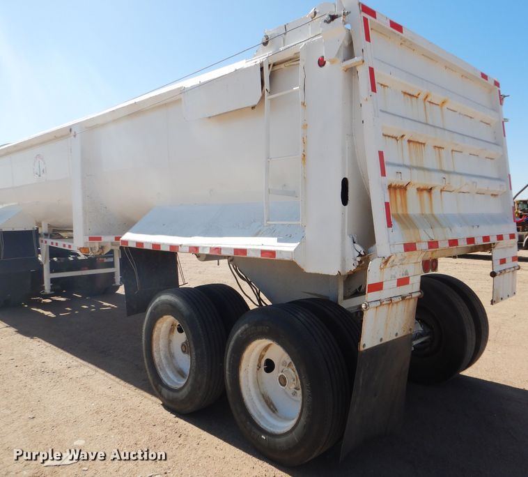 image for item DG0287 1999 Western Construction STR32 end dump trailer