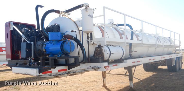 image for item DG0290 2015 KC trailer KC130 vacuum trailer