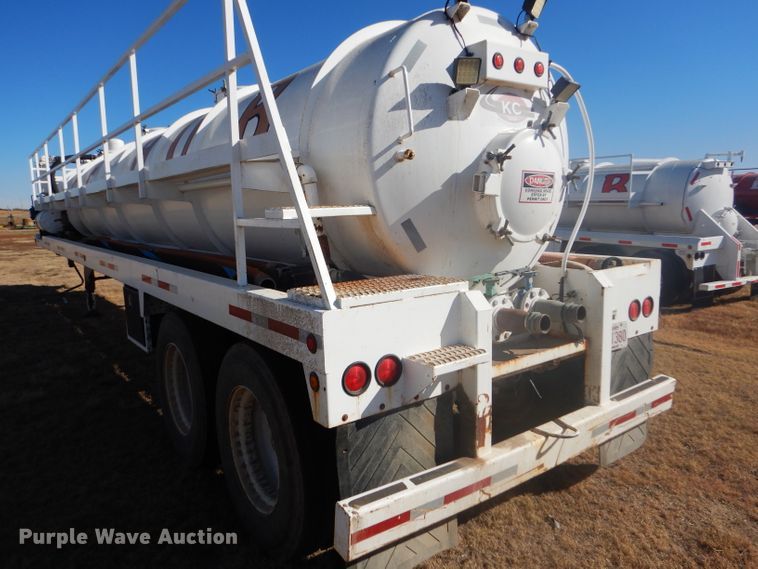 image for item DG0290 2015 KC trailer KC130 vacuum trailer