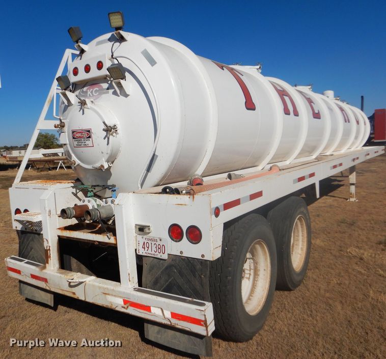 image for item DG0290 2015 KC trailer KC130 vacuum trailer