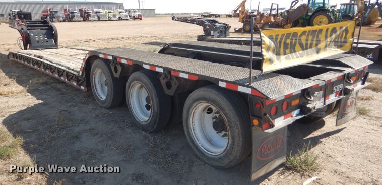 image for item DG0295 2000 Fontaine HRGTT-7-50NGBAW lowboy equipment trailer