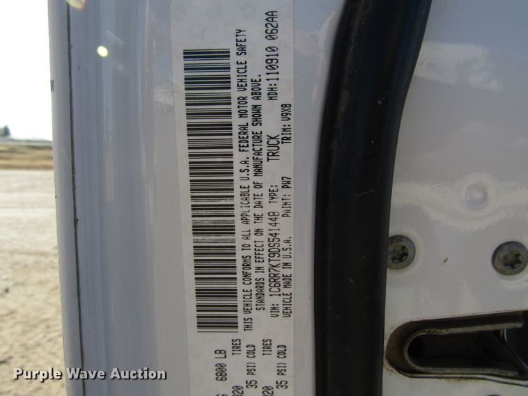 image for item DG0302 2013 Dodge Ram 1500 Crew Cab pickup truck