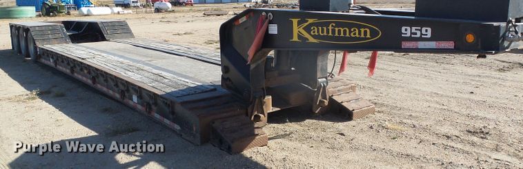 image for item DG0304 2014 Kaufman FR50DT-25K-43 lowboy equipment trailer