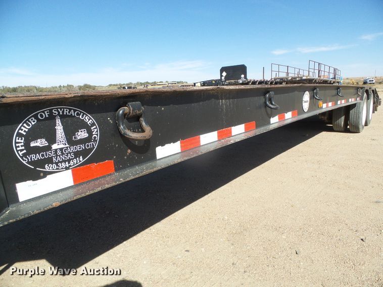 image for item DG0308 2001 Fontaine FLT735 drop deck equipment trailer