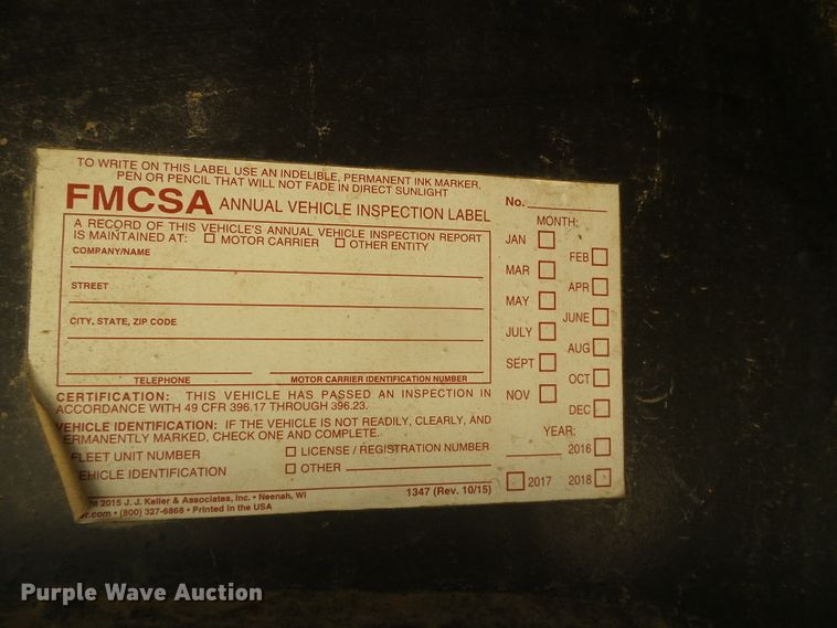 image for item DG0308 2001 Fontaine FLT735 drop deck equipment trailer