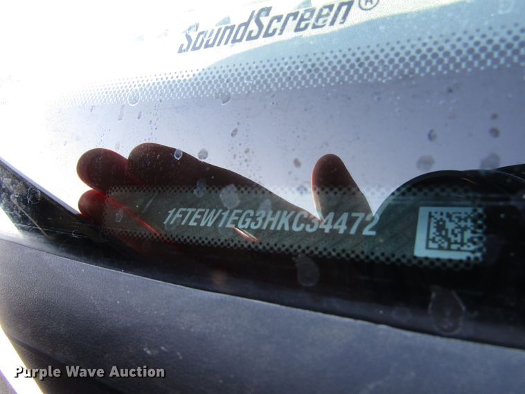 image for item DG0311 2017 Ford F150 SuperCrew pickup truck