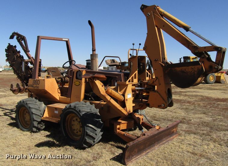 image for item DG0318 1993 Case 860 Turbo trencher