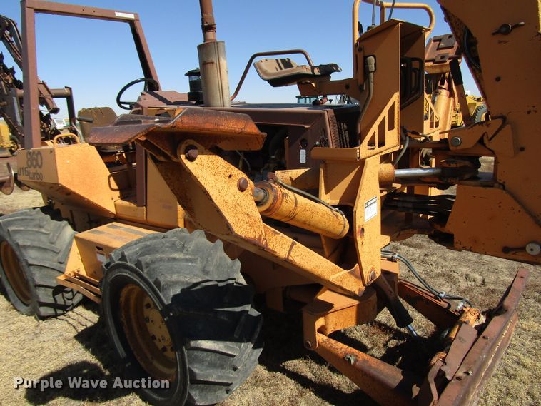 image for item DG0318 1993 Case 860 Turbo trencher