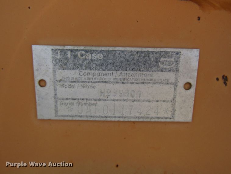 image for item DG0318 1993 Case 860 Turbo trencher