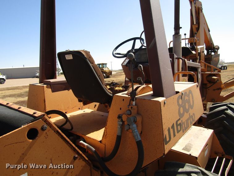 image for item DG0318 1993 Case 860 Turbo trencher