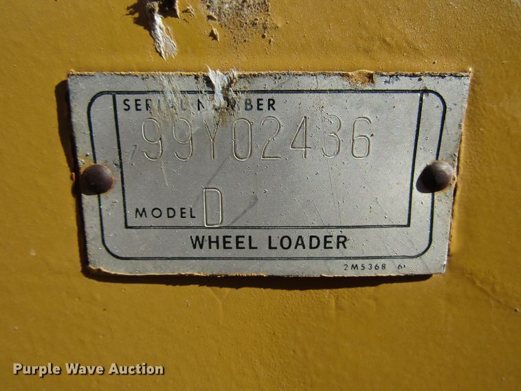 image for item DG0321 1983 Caterpillar 966D wheel loader