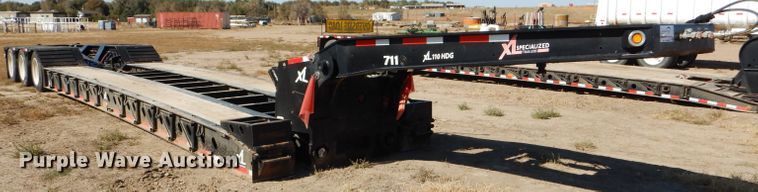 image for item DG0325 2016 XL Specialized XL110HDG lowboy equipment trailer